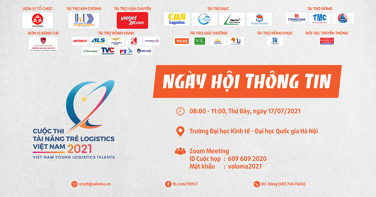 Ngày hội thông tin (information day) – Cuộc thi Tài năng trẻ Logistics Việt Nam